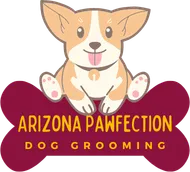 Arizona Pawfection dog grooming logo